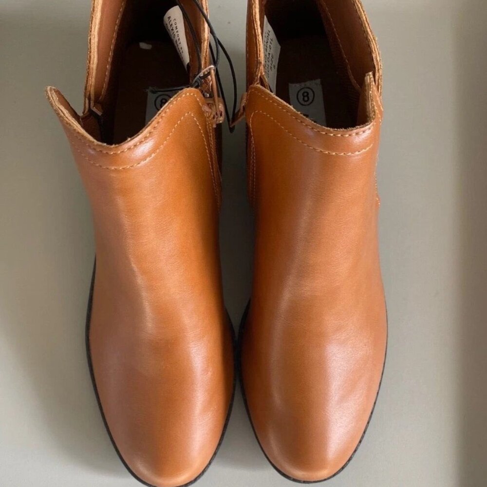 Comfort by Alexis Bendel Golda -01L Women's Ankle Boot Tan Size 8 - Picture 3 of 5